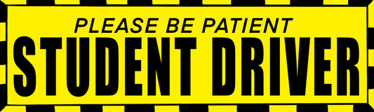 Student Driver Bumper Sticker |